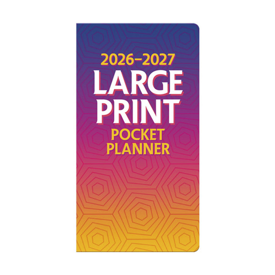 Trends International Large Print 2026-2027 Pocket Planner