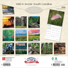 Load image into Gallery viewer, Browntrout South Carolina Wild &amp; Scenic 2026 12 x 12 Wall Calendar
