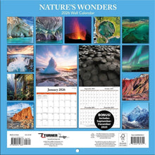 Load image into Gallery viewer, Turner Natures Wonders 2026 Mini Wall Calendar
