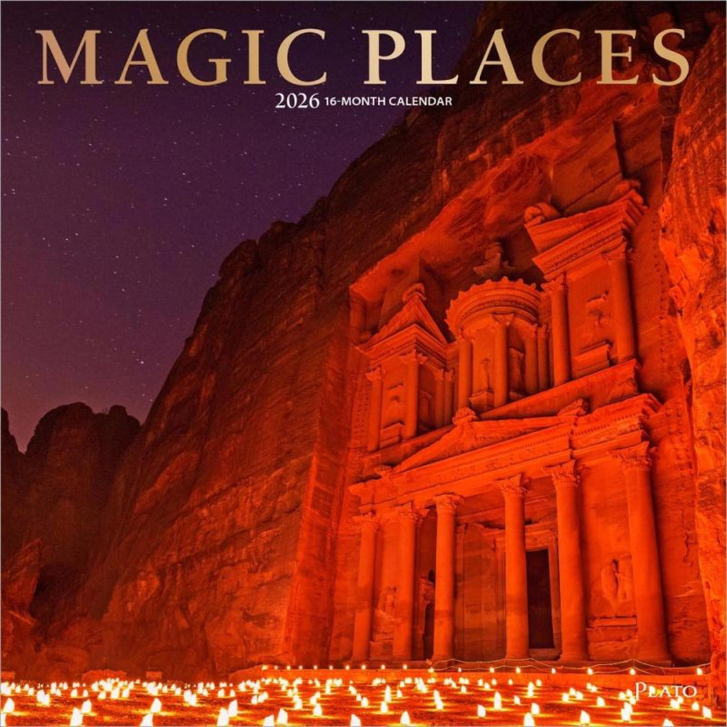 Browntrout Magic Places 2026 12 x 12 Wall Calendar