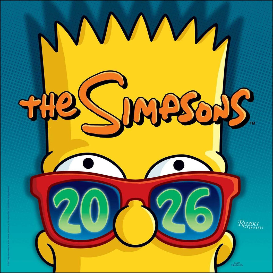 Universe The Simpsons 12x12 2026 Wall Calendar