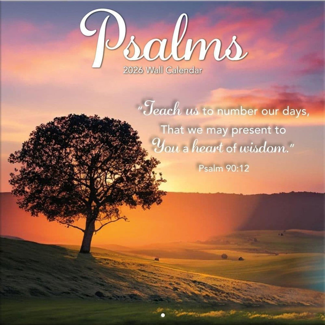 Turner Psalms 12x12 Photo 2026 Wall Calendar