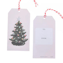 Load image into Gallery viewer, Graphique Ceramic Tree Single Holiday Gift Tags 16ct

