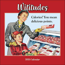 Load image into Gallery viewer, Andrews McMeel Wititudes 12x12 2026 Wall Calendar
