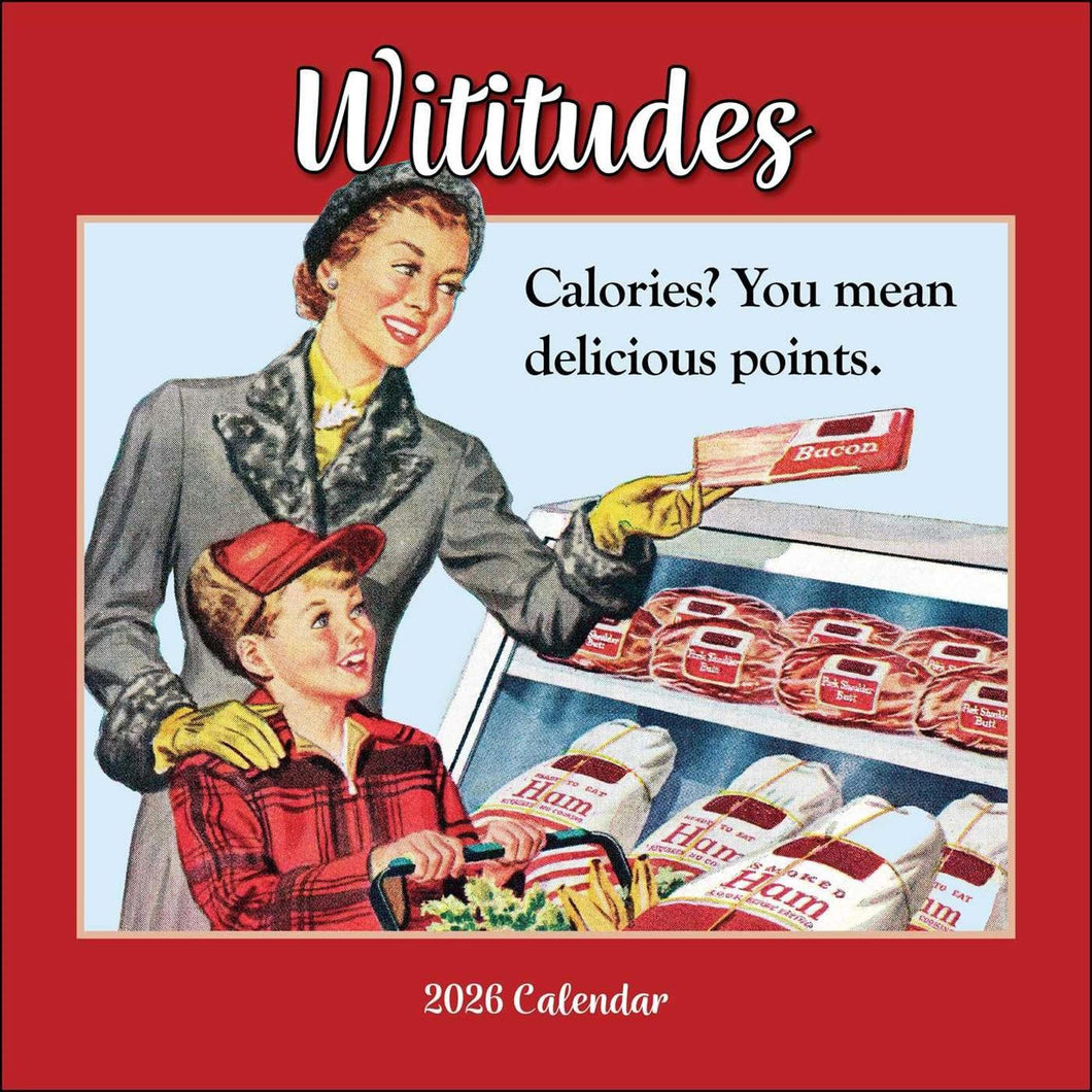 Andrews McMeel Wititudes 12x12 2026 Wall Calendar