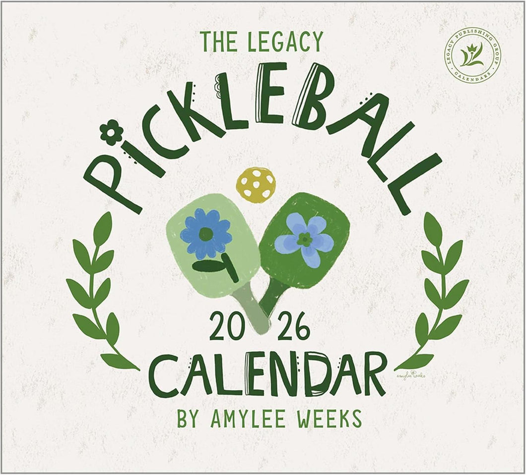 Legacy Pickleball 2026 Wall Calendar