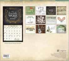Load image into Gallery viewer, Legacy Words to Live By 2026 Wall Calendar
