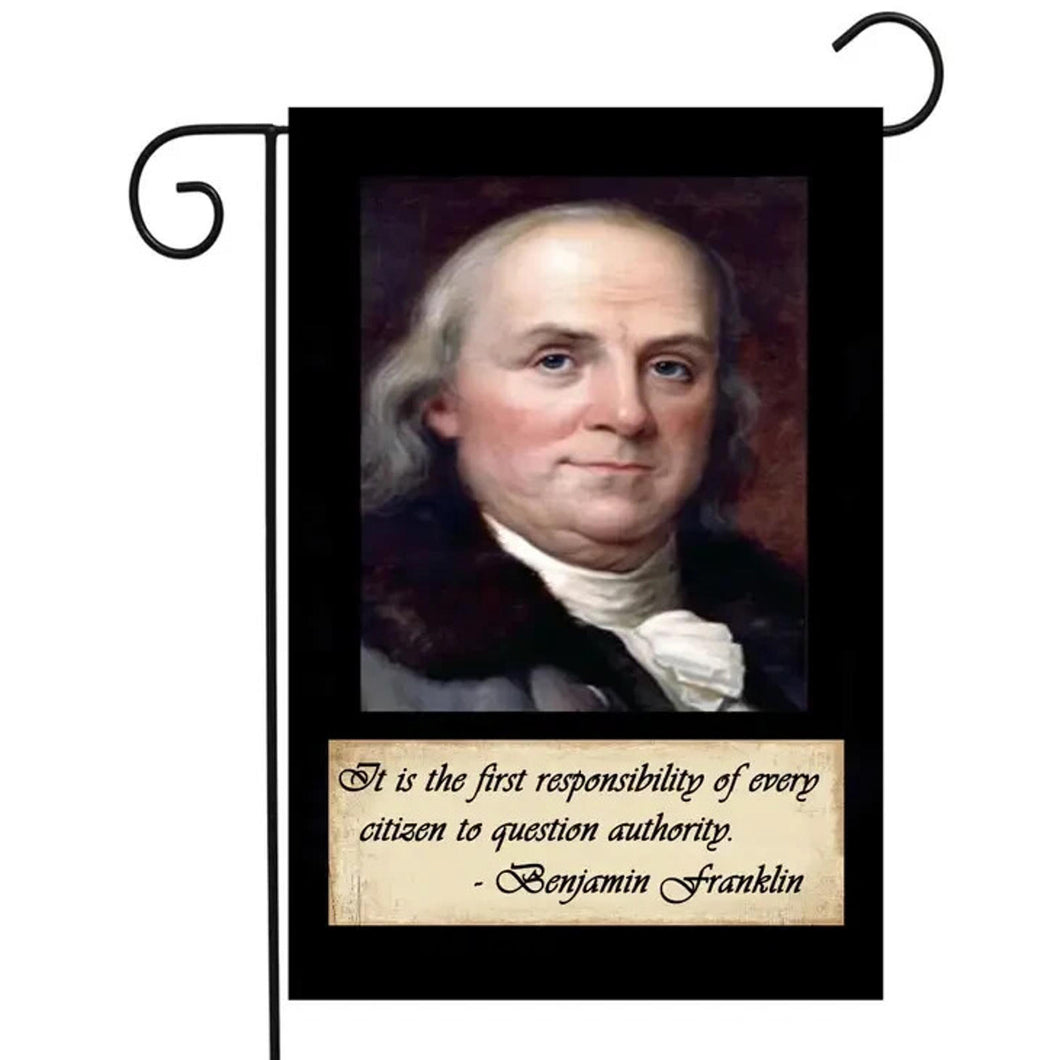 Flags Galore Ben Franklin Garden Flag