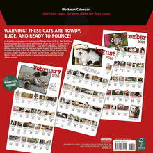 Load image into Gallery viewer, Workman Bad Cat 2026 Wall Calendar
