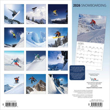 Load image into Gallery viewer, Browntrout Snowboarding 2026 12 x 12 Wall Calendar

