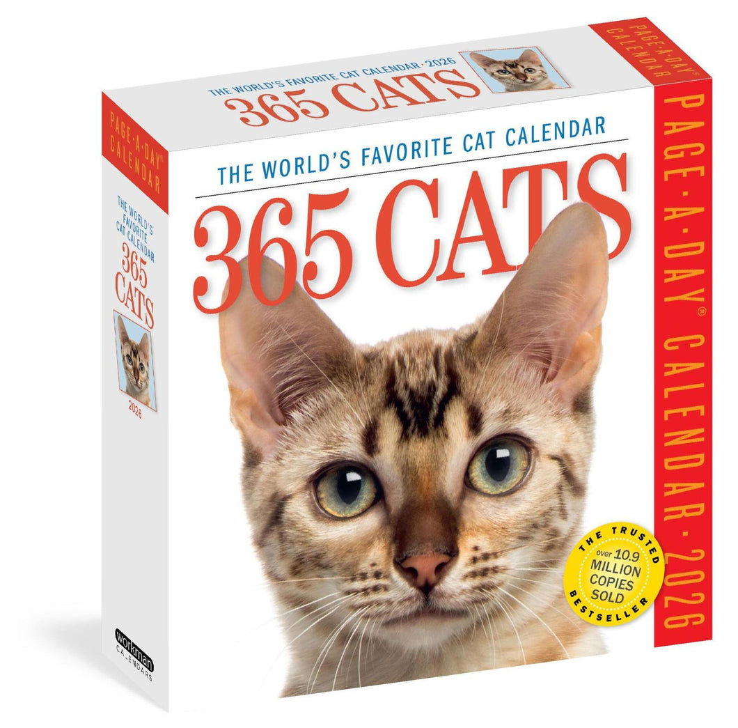 Workman 365 Cats 2026 Page-A-Day Calendar