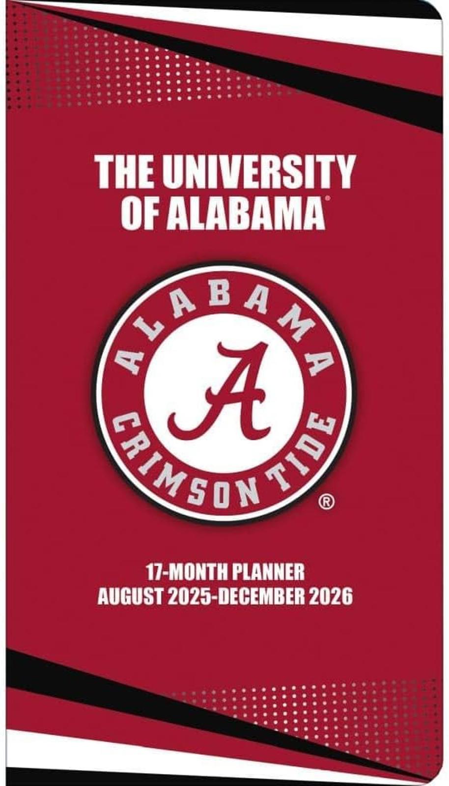 Turner Alabama Crimson Tide 2026 17-Month Pocket Planner