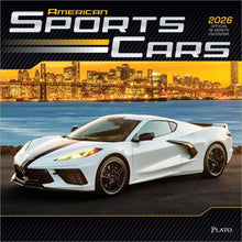 Load image into Gallery viewer, Browntrout American Sports Cars OFFICIAL 2026 12 x 12 Wall Calendar
