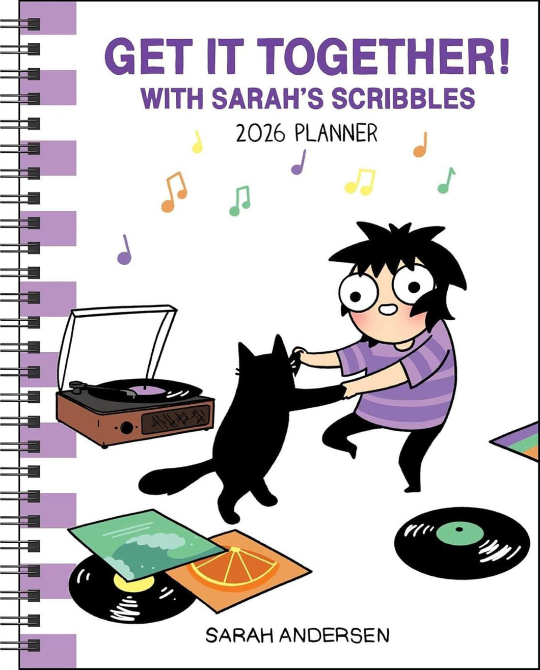 Andrews McMeel Sarah's Scribbles 12-Month 2026 Monthly/Weekly Planner Calenda