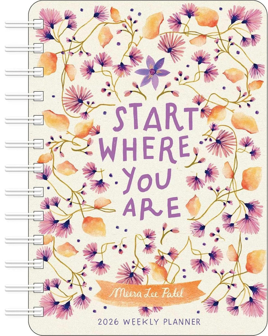 Amber Lotus Meera Lee Patel 2026 Weekly Planner Calendar
