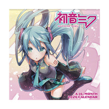 Load image into Gallery viewer, Trends International Hatsune Miku 2026 7 x 7 Mini Calendar

