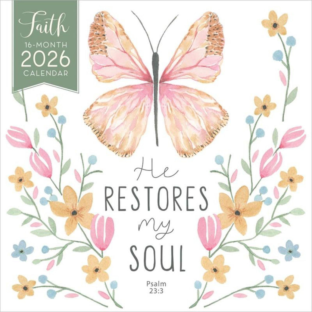 Browntrout Faith 2026 12 x 12 Wall Calendar