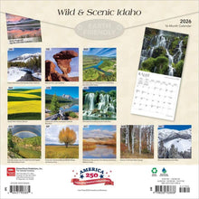 Load image into Gallery viewer, Browntrout Idaho Wild &amp; Scenic 2026 12 x 12 Wall Calendar
