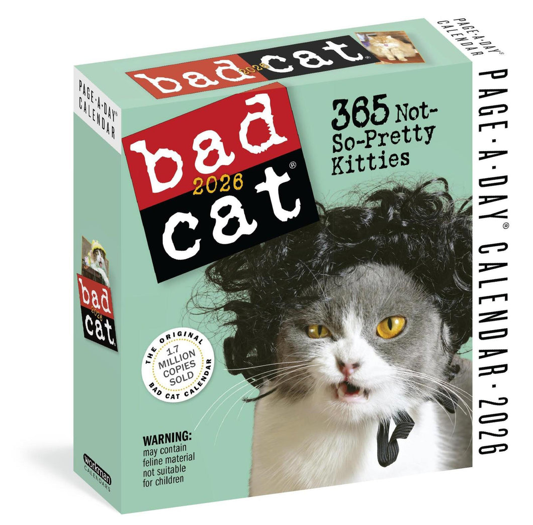 Workman Bad Cat 2026 Page-A-Day Calendar
