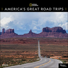 Load image into Gallery viewer, Universe National Geographic: America&#39;s Great Road Tr 12x12 2026 Wall Calendar
