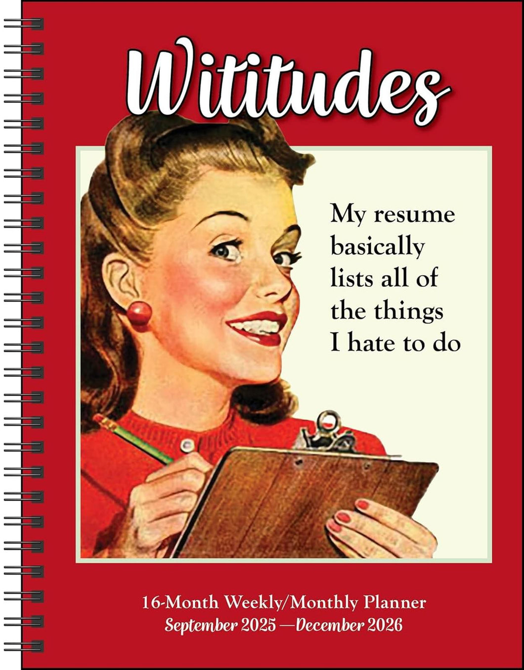 Andrews McMeel Wititudes 16-Month 2025-2026 Weekly/Monthly Planner Calendar