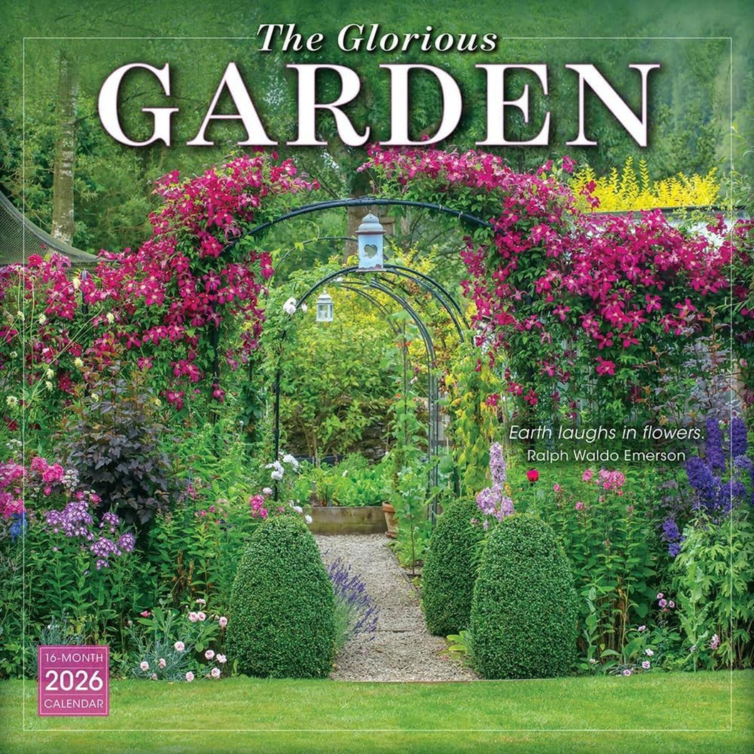 Sellers Publishing The Glorious Garden 2026 12 x 12 Wall Calendar