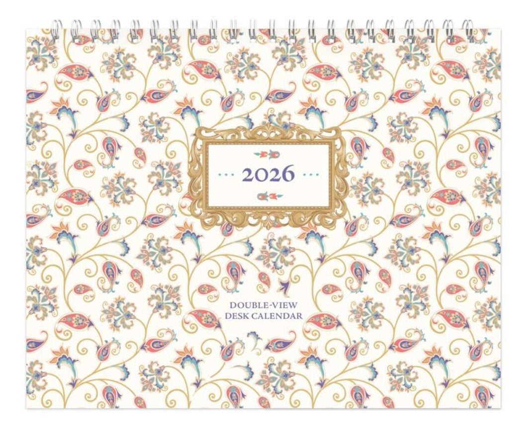 Browntrout Tuscan Delight 2026 Double-View Easel Desk Calendar