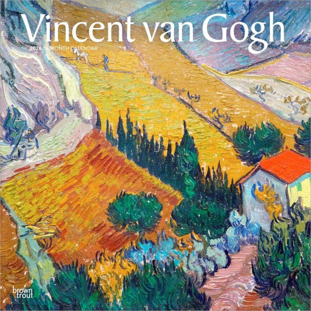 Browntrout Vincent van Gogh 2026 12 x 12 Wall Calendar