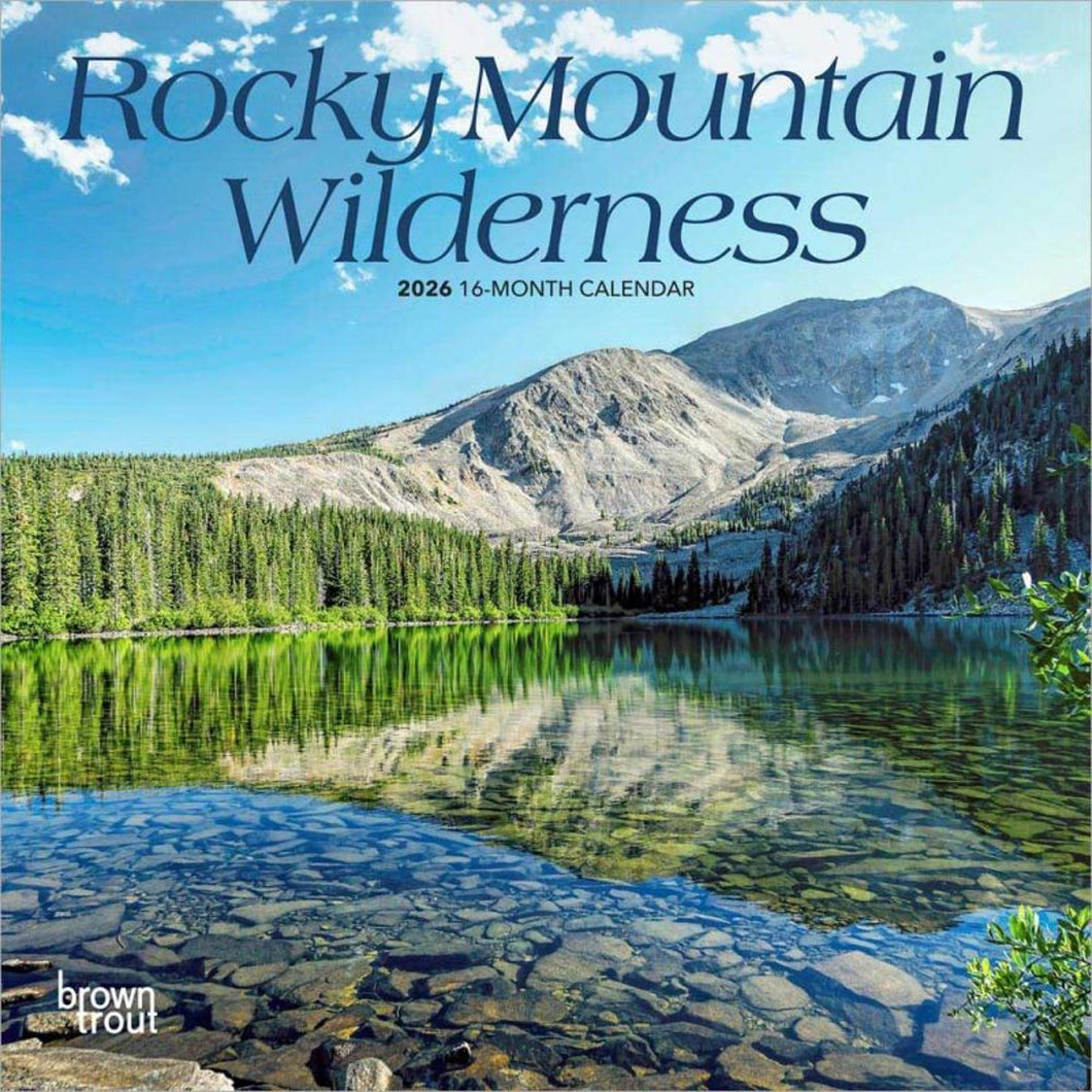 Browntrout Rocky Mountain Wilderness 2026 7 x 7 Mini Calendar