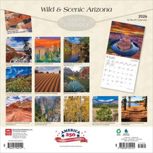 Load image into Gallery viewer, Browntrout Arizona Wild &amp; Scenic 2026 12 x 12 Wall Calendar

