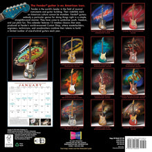 Load image into Gallery viewer, Sellers Publishing Fender© Custom Shop Guitar 2026 12 x 12 Wall Calendar
