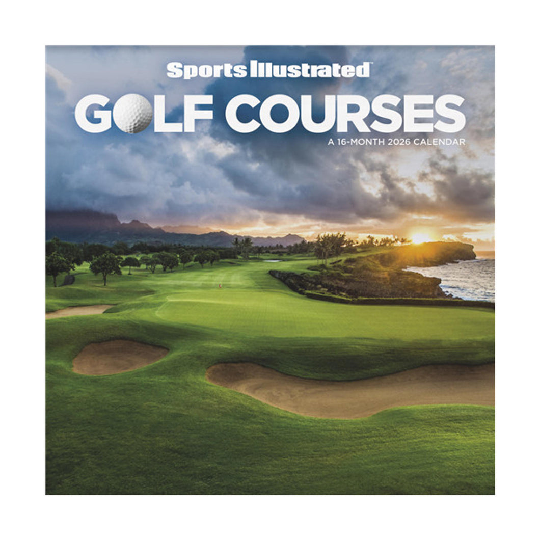 Trends International Sports Illustrated Golf Course 2026 12 x 12 Wall Calendar