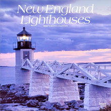 Load image into Gallery viewer, Browntrout New England Lighthouses 2026 12 x 12 Wall Calendar
