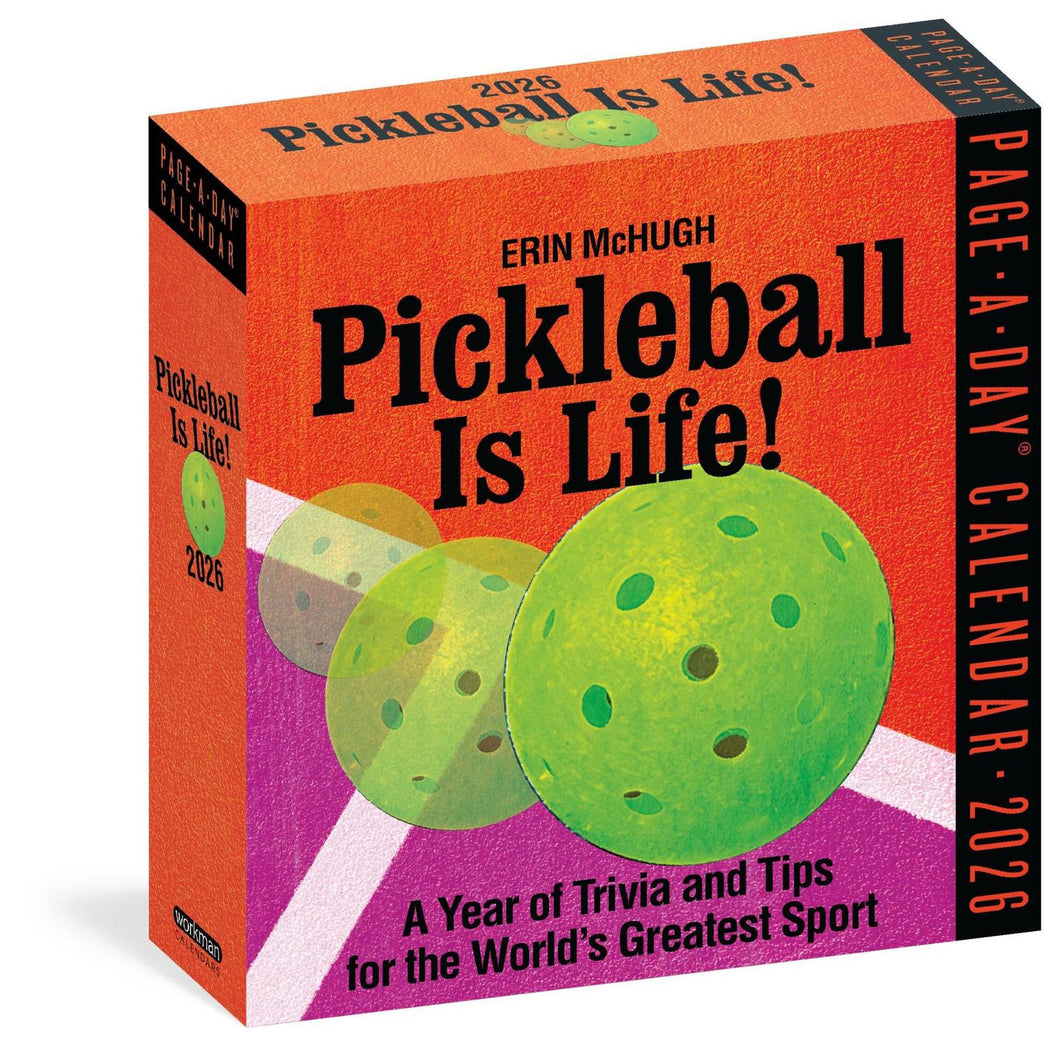 Workman Pickleball Is Life! 2026 Page-A-Day Calendar