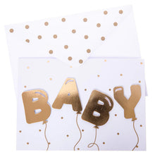 Load image into Gallery viewer, Graphique Balloons Baby Handmade Card
