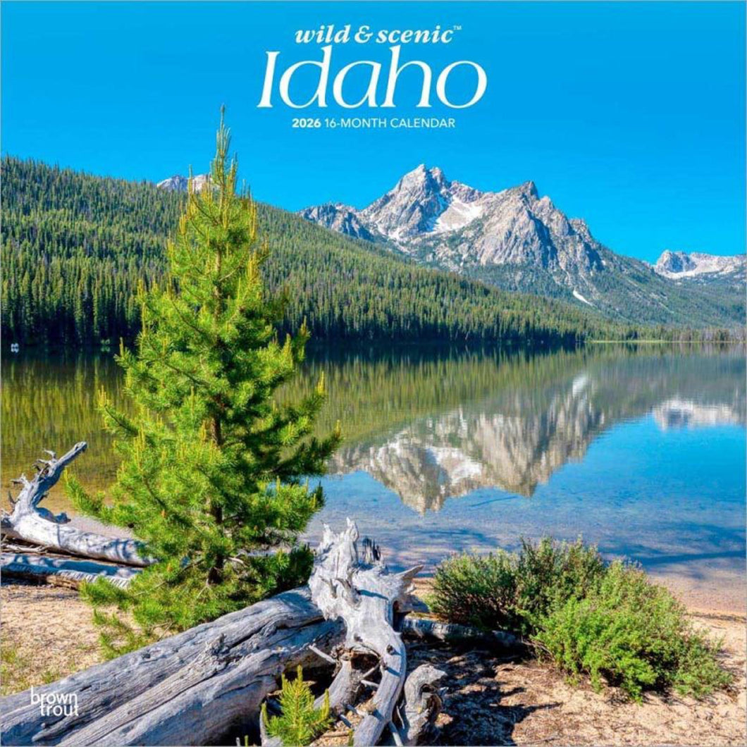 Browntrout Idaho Wild & Scenic 2026 12 x 12 Wall Calendar