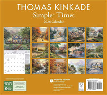 Load image into Gallery viewer, Andrews McMeel Thomas Kinkade Special Collector&#39;s Edition 2026 Deluxe Wall Cal
