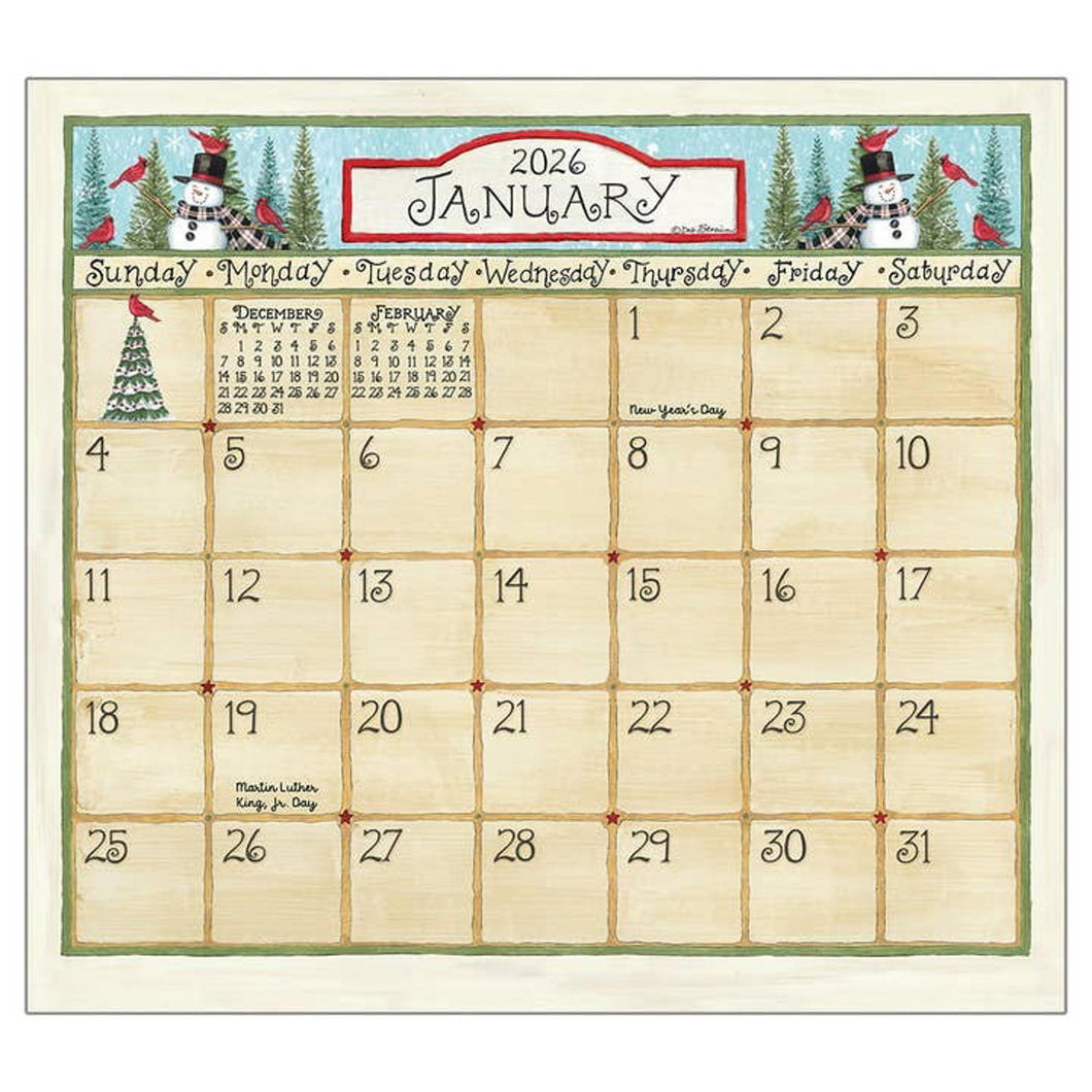 Legacy Coming Home 2026 Magnetic Calendar Pad