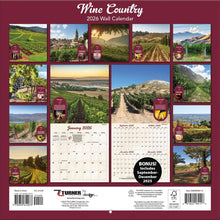 Load image into Gallery viewer, Turner Wine Country 12x12 Photo 2026 Wall Calendar
