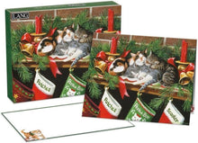 Load image into Gallery viewer, Lang Waiting For Santa Boxed Christmas Cards 18ct
