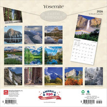 Load image into Gallery viewer, Browntrout Yosemite 2026 12 x 12 Wall Calendar
