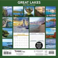 Load image into Gallery viewer, Turner Great Lakes 12x12 Photo 2026 Wall Calendar
