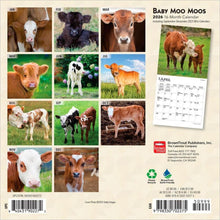Load image into Gallery viewer, Browntrout Baby Moo Moos 2026 7 x 7 Mini Calendar
