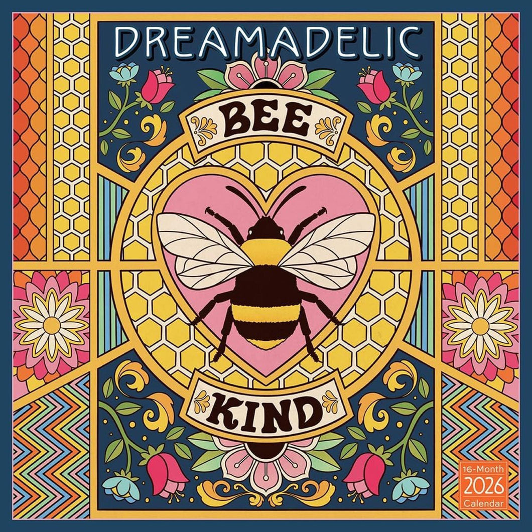 Sellers Publishing Dreamadelic 2026 12 x 12 Wall Calendar