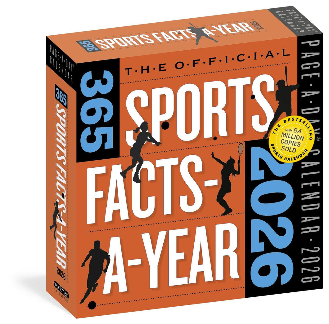 Workman Official 365 Sports Facts-A-Year 2026 Page-A-Day Calendar