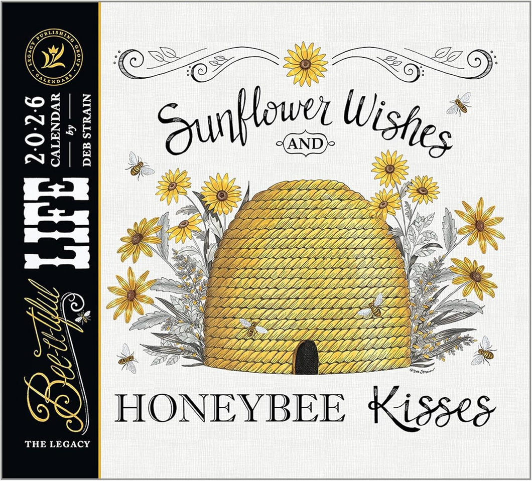 Legacy Bee-u-tiful 2026 Wall Calendar