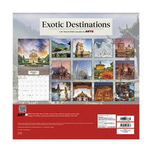 Load image into Gallery viewer, Trends International Exotic Destinations 2026 12 x 12 Wall Calendar
