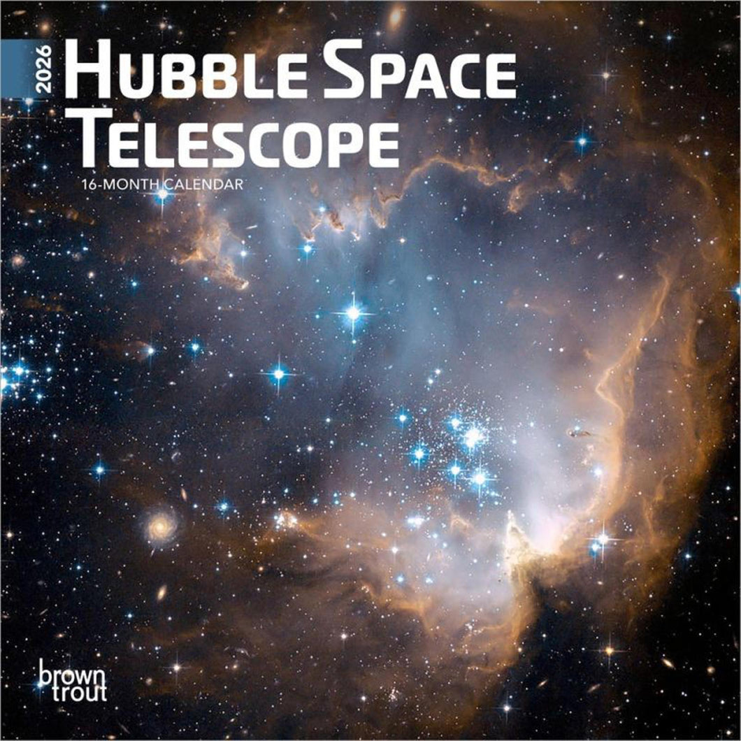 Browntrout Hubble Space Telescope 2026 7 x 7 Mini Calendar