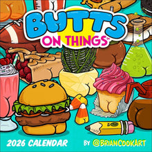 Load image into Gallery viewer, Andrews McMeel Butts on Things 12x12 2026 Wall Calendar
