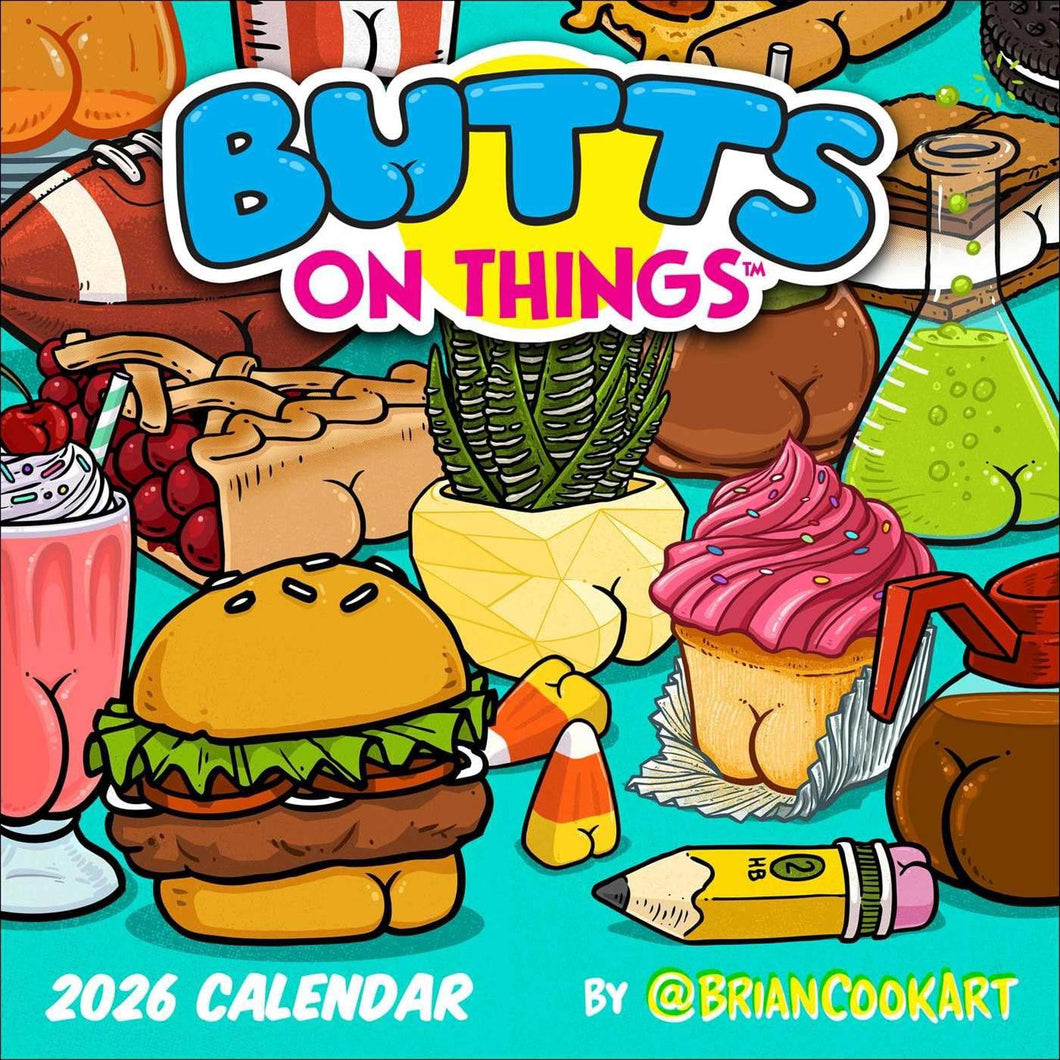 Andrews McMeel Butts on Things 12x12 2026 Wall Calendar